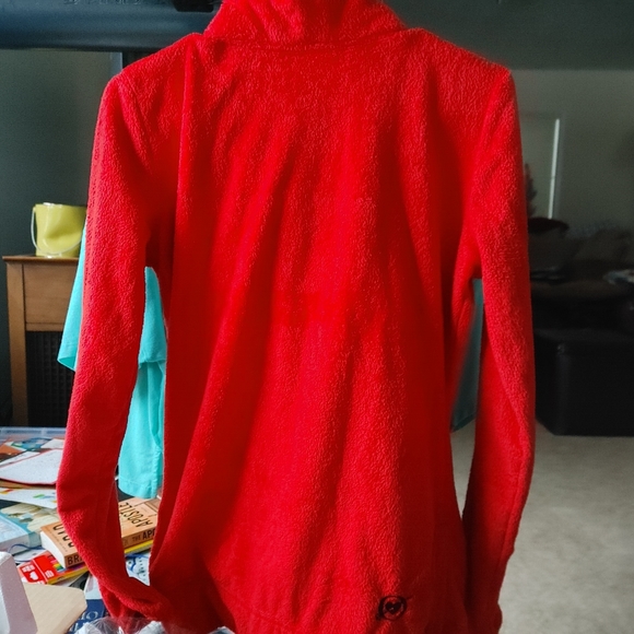 Obermeyer Fleece Jacket Small Snap Pocket Sinch Sides Cozy - Picture 4 of 5